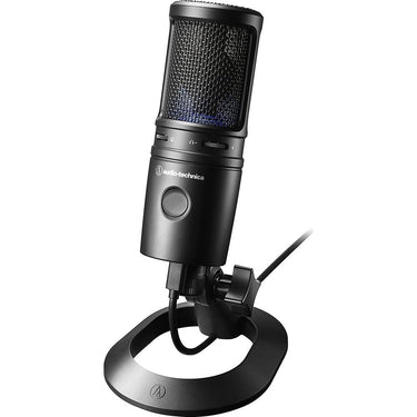 Audio-Technica AT2020USB-X Cardioid Condenser USB Microphone for Content Creators, Black