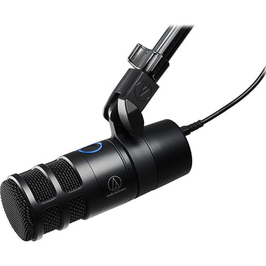 Audio-Technica AT2040USB Hypercardioid Dynamic Podcast USB Microphone, Black