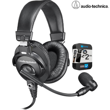 Audio-Technica Broadcast Stereo Headset with Boom Mic with 2 Year Warranty