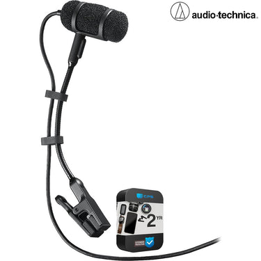 Audio-Technica Cardioid Condenser Clip-on Instrument Microphone+2 Year Warranty