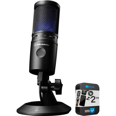 Audio-Technica AT2020USB-X Cardioid Condenser USB Microphone with 2 Year Warranty Bundle