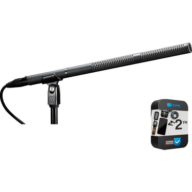 Audio-Technica AT8035 Line + Gradient Shotgun Condenser Microphone with 2 Year Warranty Bundle