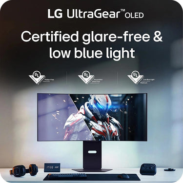 LG 39 Inch UltraGear OLED WQHD 240Hz 0.03ms 800R Curved Gaming Monitor - Open Box