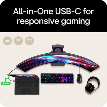 LG 39 Inch UltraGear OLED WQHD 240Hz 0.03ms 800R Curved Gaming Monitor - Open Box