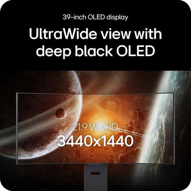 LG 39 Inch UltraGear OLED WQHD 240Hz 0.03ms 800R Curved Gaming Monitor - Open Box