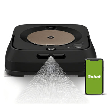 iRobot Braava Jet m6 WiFi Connected Robot Mop M6 (6110) - (Refurbished) - Black