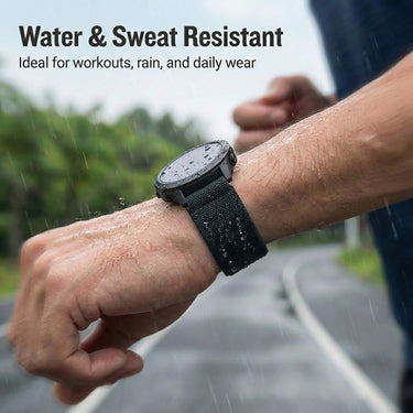 Deco Essentials Nylon Elastic Bands for Garmin Smartwatches 20mm (3 pack)