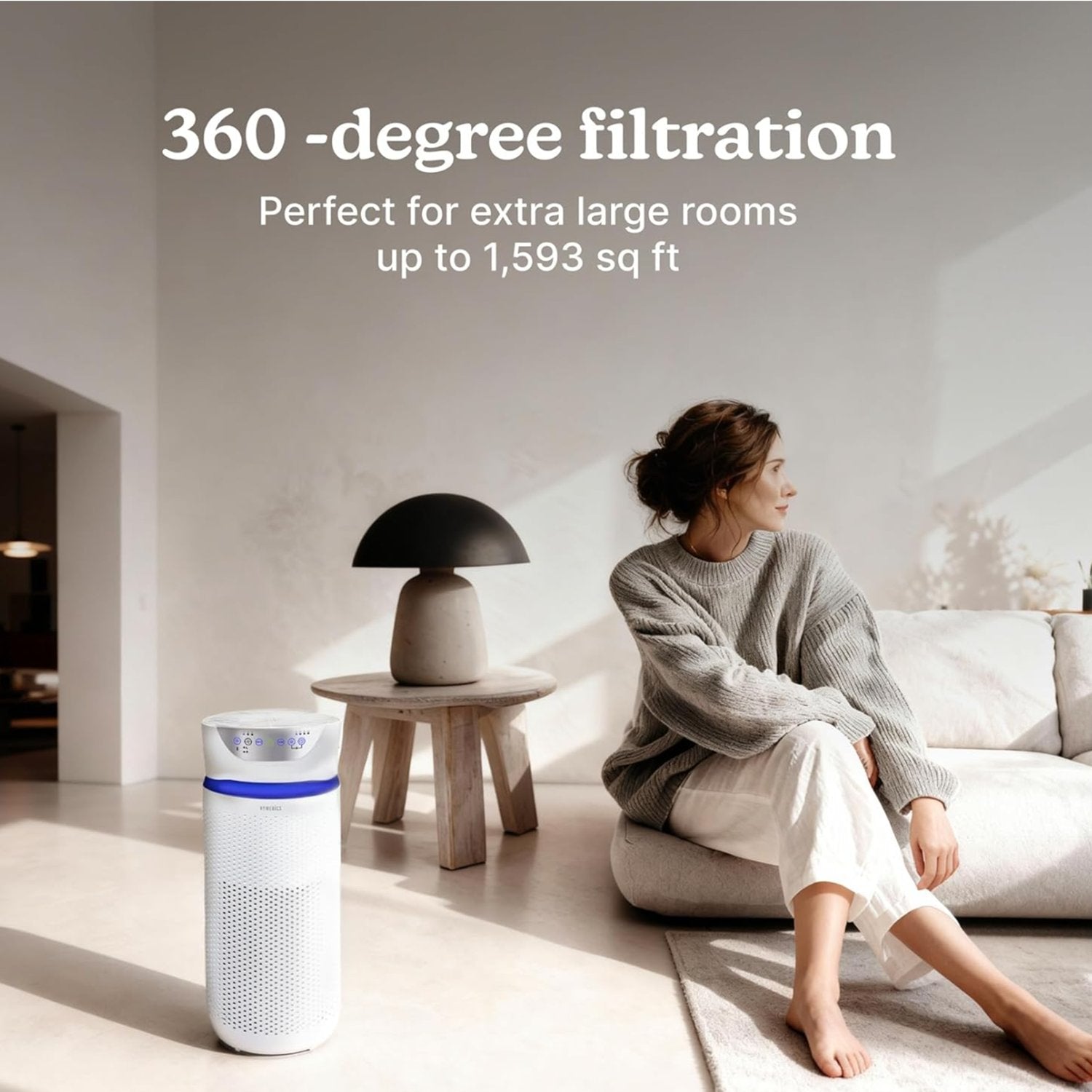 Homedics Total Clean Deluxe 5 in 1 UV Air Purifier - Refurbished — view 2