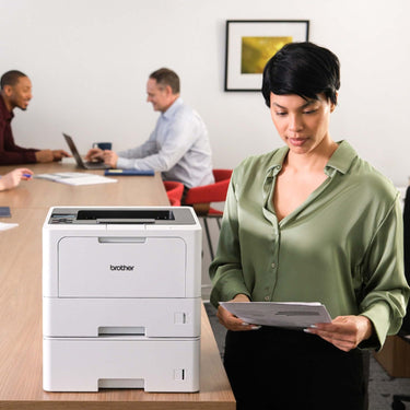 Brother HL-L5210DWT Business Monochrome Laser Printer with Dual Paper Trays