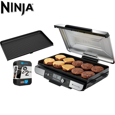 Ninja Sizzle Pro XL 20-Inch Indoor Griddle + Grill Renewed with 2 Year Warranty