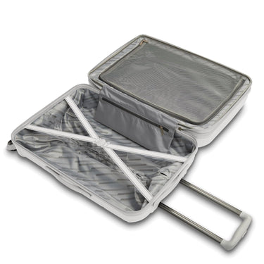 American Tourister Stratum 2.0 Expandable Hardside Luggage with Spinner Wheels, White (3-Piece Set)