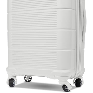American Tourister Stratum 2.0 Expandable Hardside Luggage with Spinner Wheels, White (3-Piece Set)