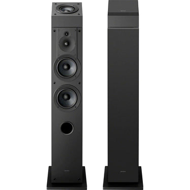 Sony SS-CS3M2 Hi-res Floorstanding Speaker (Pair) w/ Center Channel Speaker Bundle
