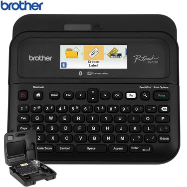 Brother Business Professional Connected Label Maker with Carrying Storage Case