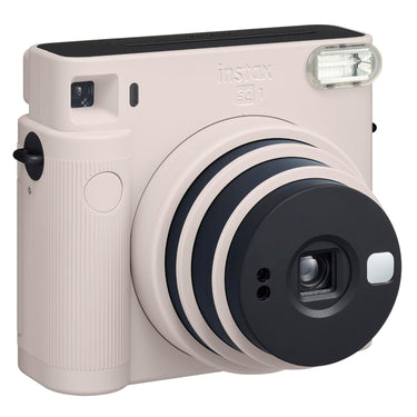 Fujifilm Instax Square SQ1 Instant Camera - Chalk White with Film and Case