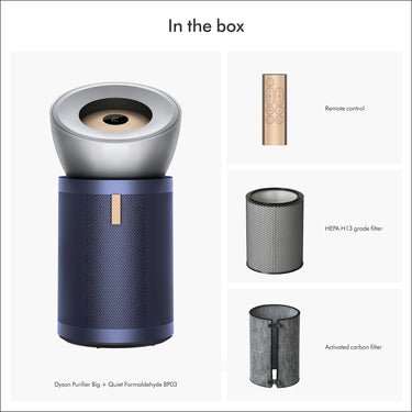 Dyson Purifier Big+Quiet Formaldehyde BP03 (Nickel/Prussian Blue) - Refurbished