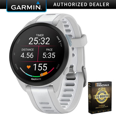 Garmin 010-02863-31 Forerunner 165 Music Smart Sport Watch + 26 Month Protection