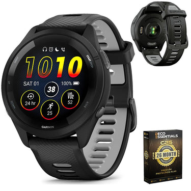 Garmin Garmin Forerunner 265 GPS Smartwatch Black/Powder Gray with 26 Month Protection
