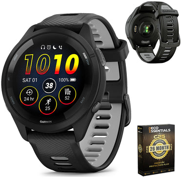 Garmin Garmin Forerunner 265 GPS Smartwatch Black/Powder Gray with 26 Month Protection