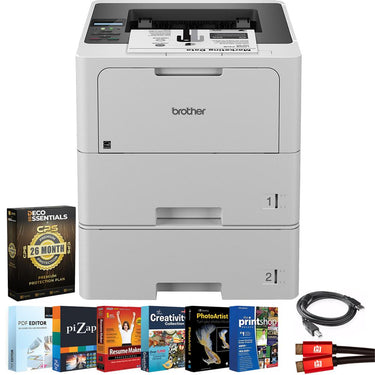 Brother HL-L6210DWT Business Printer with 26-Month Plan, HDMI & USB Cables