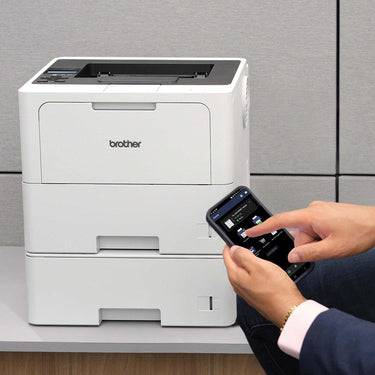 Brother HL-L6210DWT Business Printer with 26-Month Plan, HDMI & USB Cables