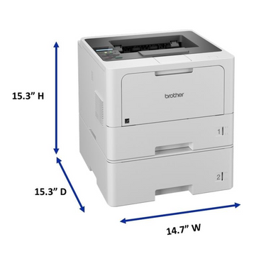 Brother HL-L5210DWT Business Printer with 26-Month Plan, HDMI & USB Cables