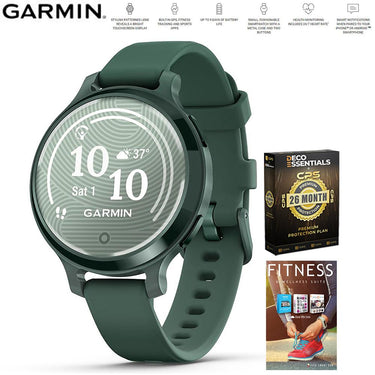 Garmin Lily 2 Active Smartwatch Green with 26 Month Protection and Fitness Suite