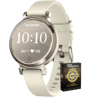 Garmin Lily 2 Smartwatch Cream Gold with Coconut Band + 26 Month Protection