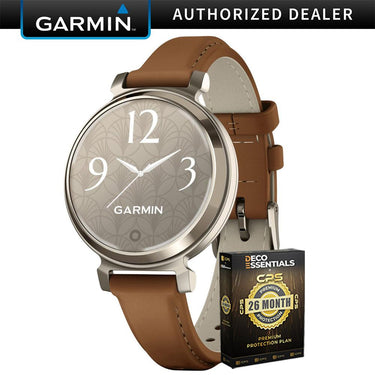 Garmin Lily 2 Classic Cream Gold w/ Leather Band Smartwatch+26 Month Protection