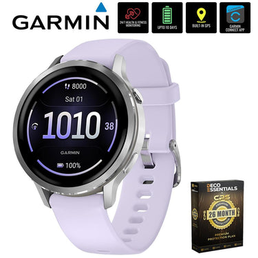 Garmin Venu 4 41mm Health & Fitness GPS Smartwatch Silver + 26 Month Protection