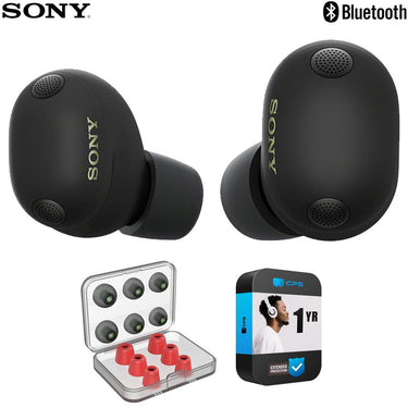 Sony The Best Truly Wireless Noise Cancelling Earbuds Black+1 Yr Warranty Bundle
