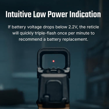OSIGHT K-RD Red 6 MOA Open Reflex Sight — RMSc Footprint