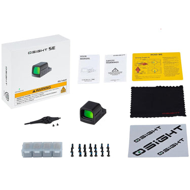 OSIGHT SE 6 MOA Green Enclosed Reflex Sight — RMSc Footprint