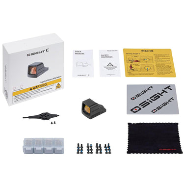 OSIGHT C-RD Red Multi-Reticle Open Reflex Sight