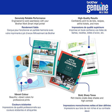 Brother Genuine Super High Yield Black Ink Cartridge with Printer Softwares