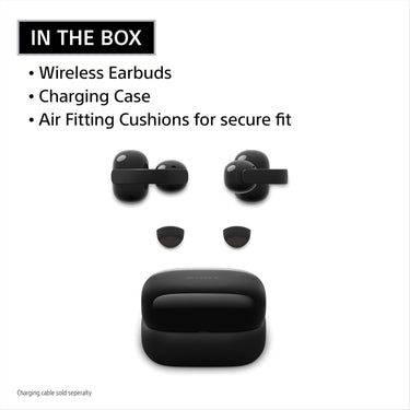 Sony LinkBuds Clip Open-Ear Truly Wireless Earbuds - Black WFLC900/B