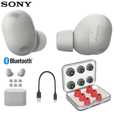 Sony WF-1000XM6 The Best Truly Wireless Noise Cancelling Earbuds + Earbud Tips Bundle