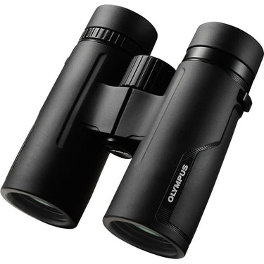 OM Digital Solutions 10x42 PRO Compact Waterproof Roof Prism Binoculars, Black (V501021BU000)