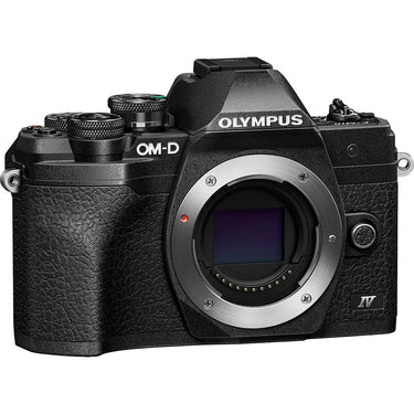 OM Systems Olympus OM-D E-M10 Mark IV 20MP Digital Camera Body; Black (V207130BU000)