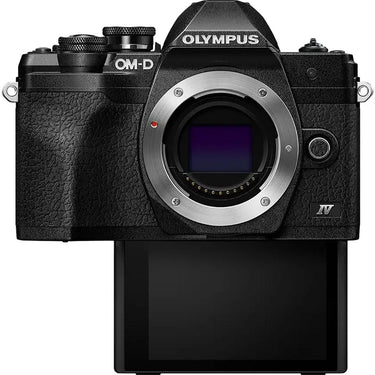 OM Systems Olympus OM-D E-M10 Mark IV 20MP Digital Camera Body; Black (V207130BU000)