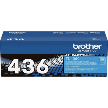 Brother Super High-yield Toner Cartridge, Cyan + Printer Essentials Bundle