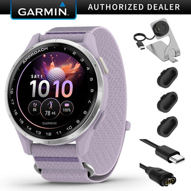 Garmin Approach J1 Premium GPS Watch with Dock Dust Covers and USB C Cable