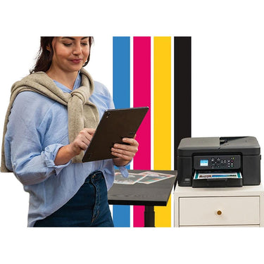 Brother Work Smart 1360 Wireless Color All-in-One Printer w/ Print Like A Pro Bundle