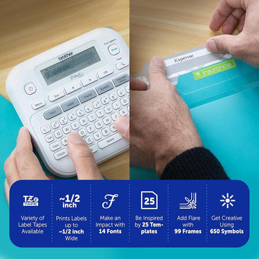 Brother Home/Office Everyday Label Maker with Accessories Bundle