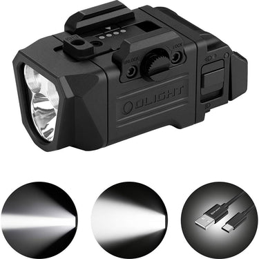 OLIGHT PL X Tactical Weapon Light with 1,200 Lumens, Dual Beams, USB-C