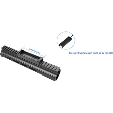 OLIGHT Odin GL M Rail Mounted Tactical Light with 1500 Lumens, Green Beam