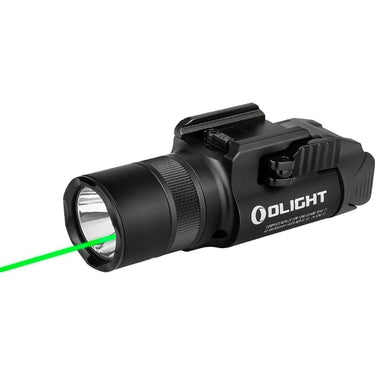 OLIGHT Baldr Pro R 1,350 Lumens Tactical Light with Green Laser, Black
