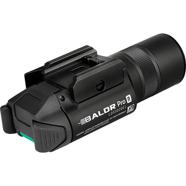 OLIGHT Baldr Pro R 1,350 Lumens Tactical Light with Green Laser, Black