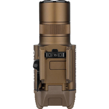 OLIGHT Baldr Pro R 1,350 Lumens Tactical Light with Green Laser, Desert Tan