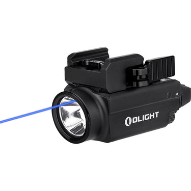 OLIGHT Baldr S 800 Lumens Rail Mounted Tactical Light, Black with Blue Laser